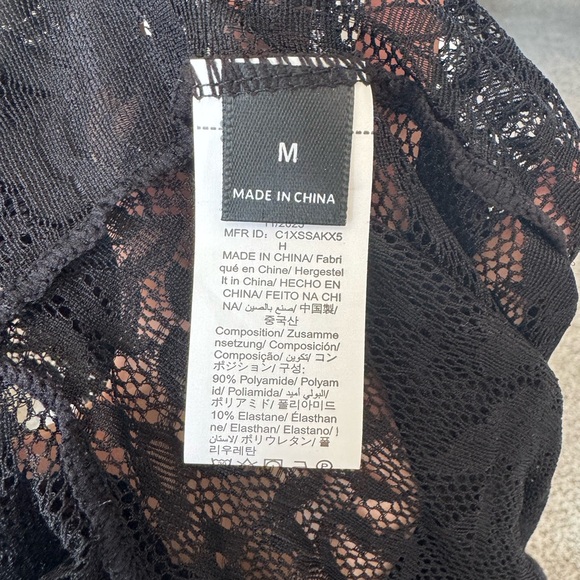 Shein Bae Black Lace Bodysuit - Picture 7 of 7